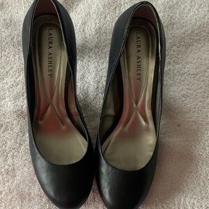 Laura Ashley Classic Black Heels